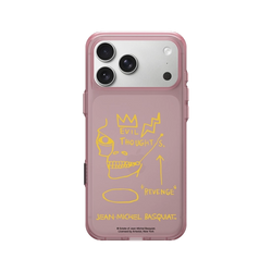 iPhone 17 Pro Max Clear (相機按鈕)  巴斯奇亞 Jean-Michel Basquiat 邪惡思想