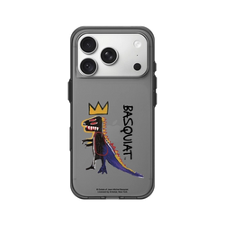 iPhone 18 Pro Clear (相機按鈕)  巴斯奇亞 Jean-Michel Basquiat 小恐龍