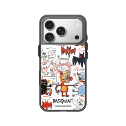 iPhone 18 Pro Clear (相機按鈕)  巴斯奇亞 Jean-Michel Basquiat 蝙蝠俠