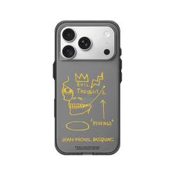 iPhone 18 Pro Clear (相機按鈕)  巴斯奇亞 Jean-Michel Basquiat 邪惡思想