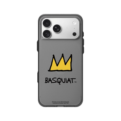 iPhone 18 Pro Max Clear (相機按鈕)  巴斯奇亞 Jean-Michel Basquiat 皇冠