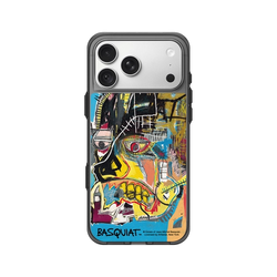 iPhone 18 Pro Max Clear (相機按鈕)  巴斯奇亞 Jean-Michel Basquiat 骷顱頭