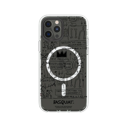 iPhone 12 / 12 Pro Clear Case (MagSafe 兼容)  巴斯奇亞 Jean-Michel Basquiat Beat Bop