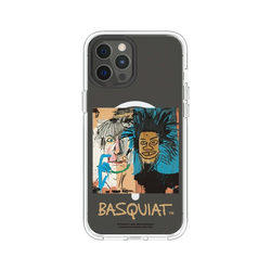 iPhone 12 Pro Max Clear Case (MagSafe 兼容)  巴斯奇亞 Jean-Michel Basquiat 巴斯奇亞與安迪沃荷