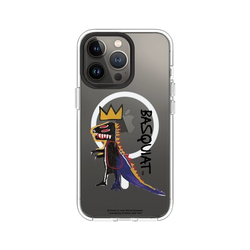 iPhone 13 Pro Clear Case (MagSafe 兼容)  巴斯奇亞 Jean-Michel Basquiat 小恐龍