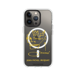 iPhone 13 Pro Clear Case (MagSafe 兼容)  巴斯奇亞 Jean-Michel Basquiat 邪惡思想