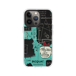 iPhone 13 Pro Clear Case (MagSafe 兼容)  巴斯奇亞 Jean-Michel Basquiat Equals Pi