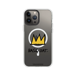 iPhone 13 Pro Max Clear Case (MagSafe 兼容)  巴斯奇亞 Jean-Michel Basquiat 皇冠