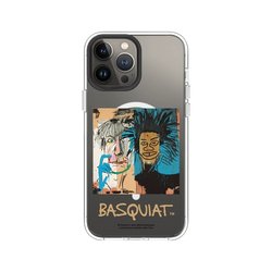iPhone 13 Pro Max Clear Case (MagSafe 兼容)  巴斯奇亞 Jean-Michel Basquiat 巴斯奇亞與安迪沃荷