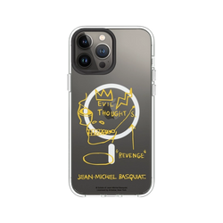 iPhone 13 Pro Max Clear Case (MagSafe 兼容)  巴斯奇亞 Jean-Michel Basquiat 邪惡思想