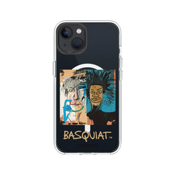 iPhone 13 Clear Case (MagSafe 兼容)  巴斯奇亞 Jean-Michel Basquiat 巴斯奇亞與安迪沃荷