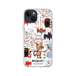 iPhone 14 Plus Clear Case (MagSafe 兼容)  巴斯奇亞 Jean-Michel Basquiat 蝙蝠俠