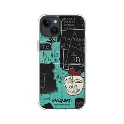 iPhone 14 Plus Clear Case (MagSafe 兼容)  巴斯奇亞 Jean-Michel Basquiat Equals Pi
