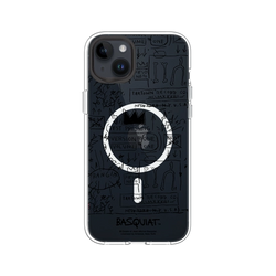 iPhone 14 Plus Clear Case (MagSafe 兼容)  巴斯奇亞 Jean-Michel Basquiat Beat Bop