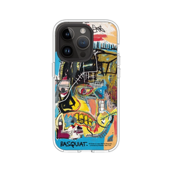 iPhone 14 Pro Clear Case (MagSafe 兼容)  巴斯奇亞 Jean-Michel Basquiat 骷顱頭