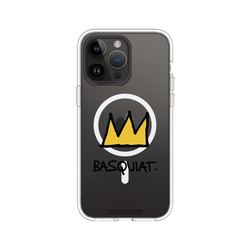 iPhone 14 Pro Max Clear Case (MagSafe 兼容)  巴斯奇亞 Jean-Michel Basquiat 皇冠