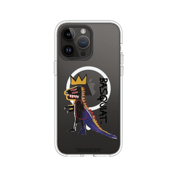 iPhone 14 Pro Max Clear Case (MagSafe 兼容)  巴斯奇亞 Jean-Michel Basquiat 小恐龍