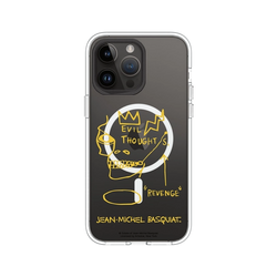 iPhone 14 Pro Max Clear Case (MagSafe 兼容)  巴斯奇亞 Jean-Michel Basquiat 邪惡思想