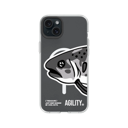 iPhone 15 Plus Clear Case (MagSafe 兼容)  JKS 大魚頭