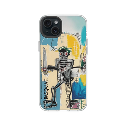 iPhone 15 Plus Clear Case (MagSafe 兼容)  巴斯奇亞 Jean-Michel Basquiat 戰士