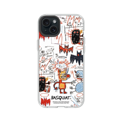 iPhone 15 Plus Clear Case (MagSafe 兼容)  巴斯奇亞 Jean-Michel Basquiat 蝙蝠俠