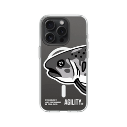 iPhone 15 Pro Clear Case (MagSafe 兼容)  JKS 大魚頭