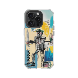 iPhone 15 Pro Clear Case (MagSafe 兼容)  巴斯奇亞 Jean-Michel Basquiat 戰士
