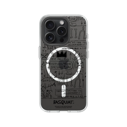 iPhone 15 Pro Clear Case (MagSafe 兼容)  巴斯奇亞 Jean-Michel Basquiat Beat Bop