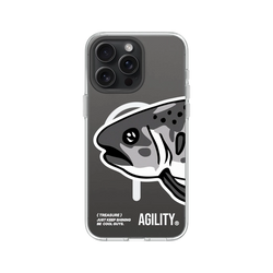 iPhone 15 Pro Max Clear Case (MagSafe 兼容)  JKS 大魚頭