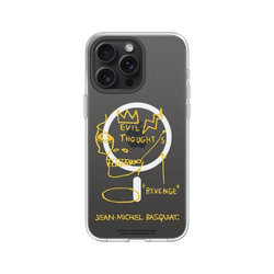 iPhone 15 Pro Max Clear Case (MagSafe 兼容)  巴斯奇亞 Jean-Michel Basquiat 邪惡思想