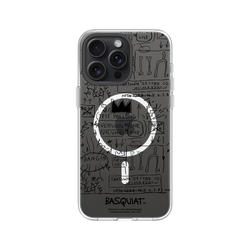 iPhone 15 Pro Max Clear Case (MagSafe 兼容)  巴斯奇亞 Jean-Michel Basquiat Beat Bop