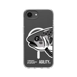 iPhone 16e Clear Case (MagSafe 兼容)  JKS 大魚頭