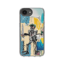 iPhone 17e Clear Case (MagSafe 兼容)  巴斯奇亞 Jean-Michel Basquiat 戰士
