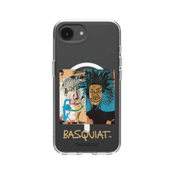 iPhone 17e Clear Case (MagSafe 兼容)  巴斯奇亞 Jean-Michel Basquiat 巴斯奇亞與安迪沃荷