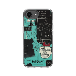 iPhone 16e Clear Case (MagSafe 兼容)  巴斯奇亞 Jean-Michel Basquiat Equals Pi