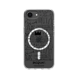 iPhone 16e Clear Case (MagSafe 兼容)  巴斯奇亞 Jean-Michel Basquiat Beat Bop