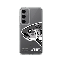 Galaxy S24 FE Clear Case (MagSafe 兼容)  JKS 大魚頭