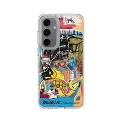 Galaxy S24 FE Clear Case (MagSafe 兼容)  巴斯奇亞 Jean-Michel Basquiat 骷顱頭