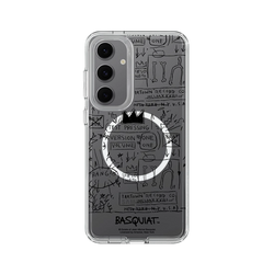 Galaxy S24 FE Clear Case (MagSafe 兼容)  巴斯奇亞 Jean-Michel Basquiat Beat Bop
