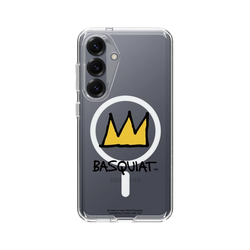Galaxy S25 Clear Case (MagSafe 兼容)  巴斯奇亞 Jean-Michel Basquiat 皇冠