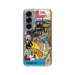 Galaxy S25 Clear Case (MagSafe 兼容)  巴斯奇亞 Jean-Michel Basquiat 骷顱頭