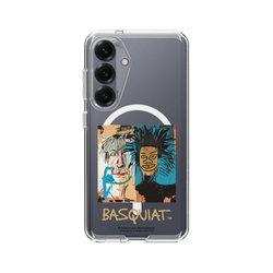 Galaxy S25 Clear Case (MagSafe 兼容)  巴斯奇亞 Jean-Michel Basquiat 巴斯奇亞與安迪沃荷
