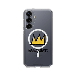 Galaxy S25 Plus Clear Case (MagSafe 兼容)  巴斯奇亞 Jean-Michel Basquiat 皇冠