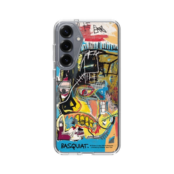 Galaxy S25 Plus Clear Case (MagSafe 兼容)  巴斯奇亞 Jean-Michel Basquiat 骷顱頭