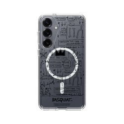 Galaxy S25 Plus Clear Case (MagSafe 兼容)  巴斯奇亞 Jean-Michel Basquiat Beat Bop