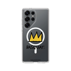 Galaxy S25 Ultra Clear Case (MagSafe 兼容)  巴斯奇亞 Jean-Michel Basquiat 皇冠