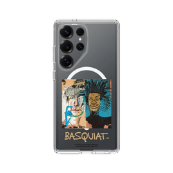 Galaxy S25 Ultra Clear Case (MagSafe 兼容)  巴斯奇亞 Jean-Michel Basquiat 巴斯奇亞與安迪沃荷