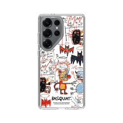 Galaxy S25 Ultra Clear Case (MagSafe 兼容)  巴斯奇亞 Jean-Michel Basquiat 蝙蝠俠