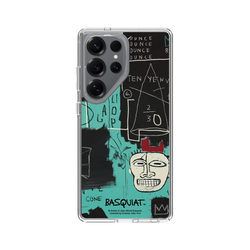 Galaxy S25 Ultra Clear Case (MagSafe 兼容)  巴斯奇亞 Jean-Michel Basquiat Equals Pi