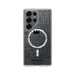 Galaxy S25 Ultra Clear Case (MagSafe 兼容)  巴斯奇亞 Jean-Michel Basquiat Beat Bop